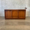 Vintage Mid Century Walnut Credenza