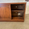 Vintage Mid Century Walnut Credenza