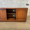 Vintage Mid Century Walnut Credenza