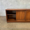 Vintage Mid Century Walnut Credenza