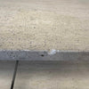 Vintage Steel & Travertine Console / Bookshelf