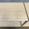 Vintage Steel & Travertine Console / Bookshelf