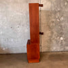 Poul Hundevad Two Piece Bookcase Cabinet With Key
