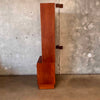 Poul Hundevad Two Piece Bookcase Cabinet With Key