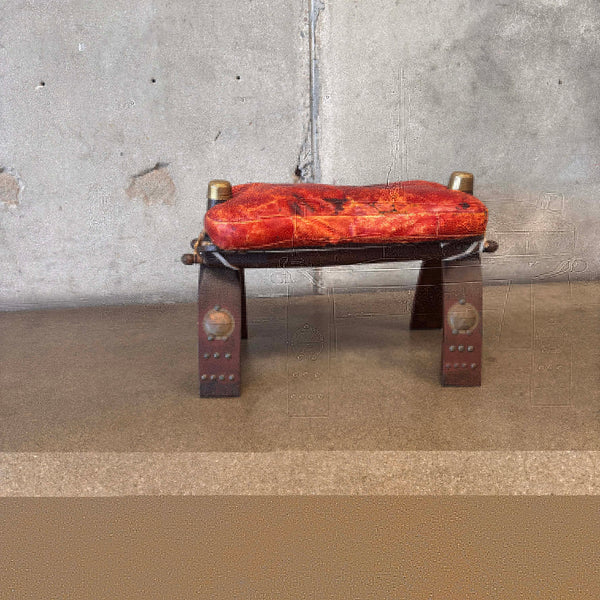 Vintage Camel Saddle Stool