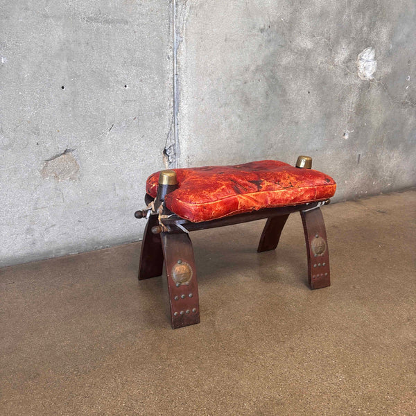 Vintage Camel Saddle Stool