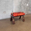 Vintage Camel Saddle Stool