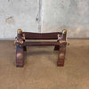 Vintage Camel Saddle Stool