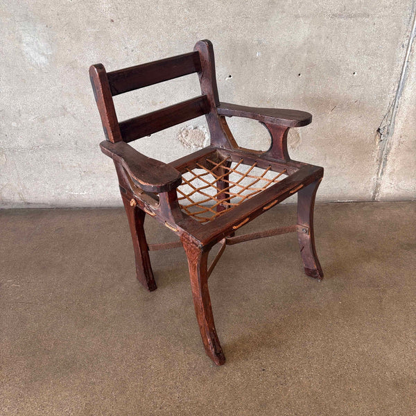 1930s Monterey Style Folk Art Childs Chair