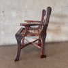 1930s Monterey Style Folk Art Childs Chair