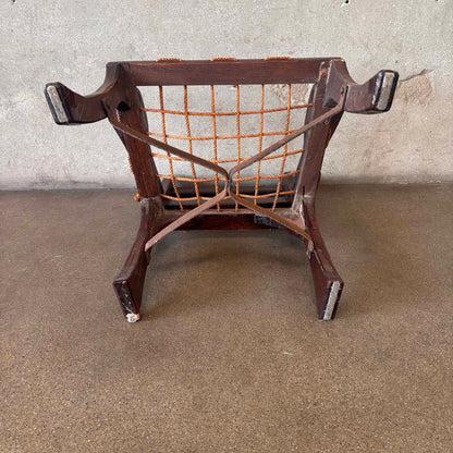 1930s Monterey Style Folk Art Childs Chair