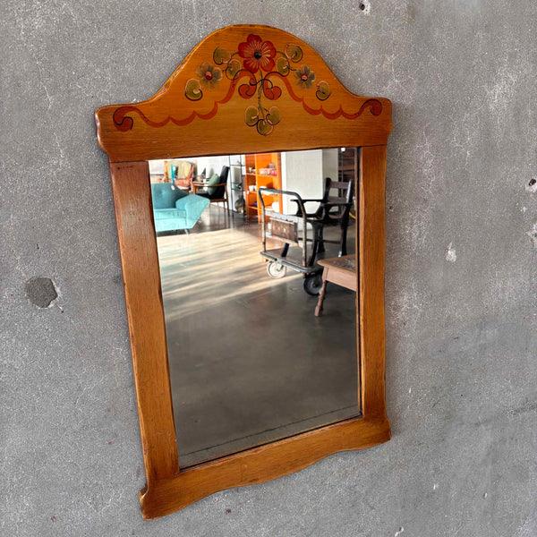 Coronado Furniture Floral Painted Mirror