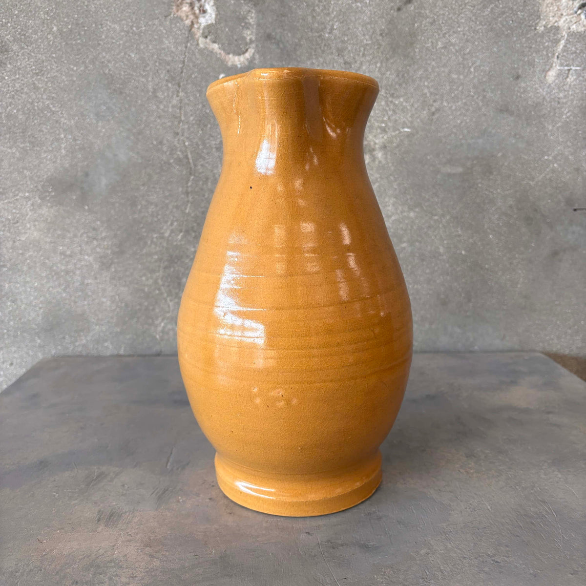 Yellow Ware Bauer Pottery Pitcher