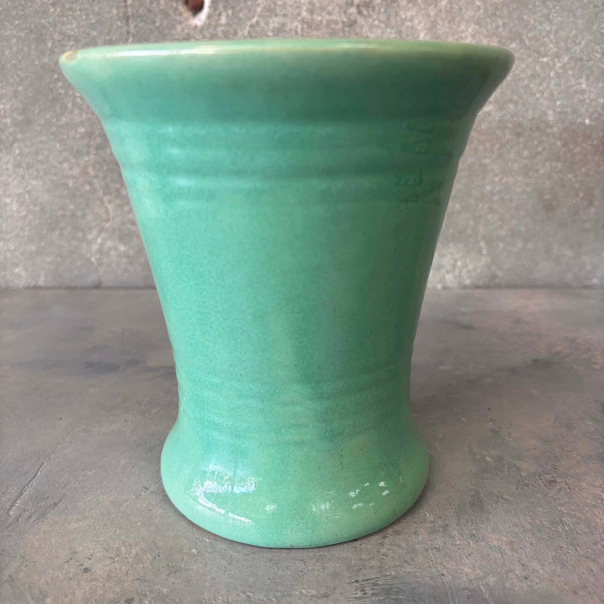 Bauer Pottery Florist Jade Green Vase