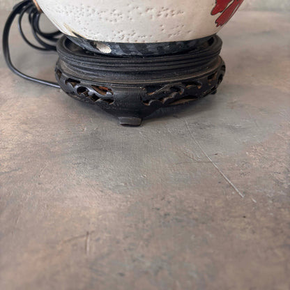 Bauer Pottery Artist Painted Lamp