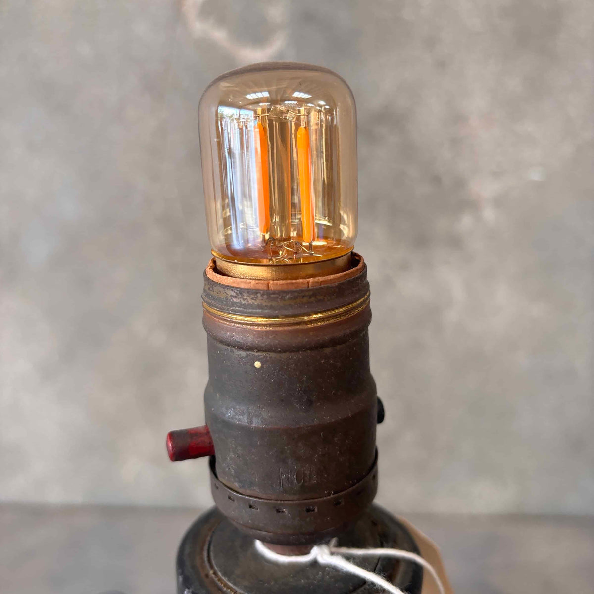 Bauer Pottery Artist Painted Lamp
