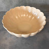 Catalina Island Pottery Large Pearly White Scallop Bowl