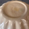 Catalina Island Pottery Large Pearly White Scallop Bowl