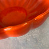 Catalina Island Pottery Large Toyon Red Scallop Bowl