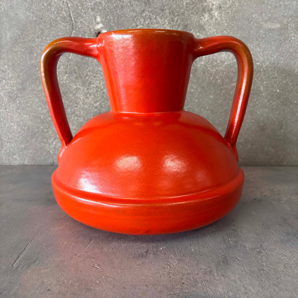 Catalina Island Pottery Wide Vase With Handles