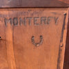 Monterey Furniture 1930s Secretary Desk With Excellent Floral Details