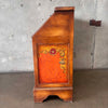 Monterey Furniture 1930s Secretary Desk With Excellent Floral Details