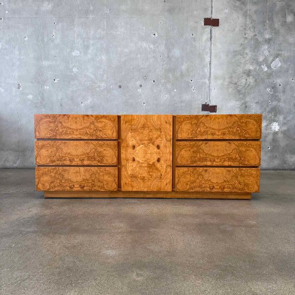 Mid Century Burl Dresser