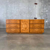 Mid Century Burl Dresser