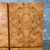 Mid Century Burl Highboy Dresser