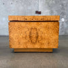 Mid Century Burl Nightstands