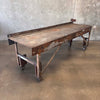 Industrial Table On Casters
