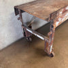 Industrial Table On Casters