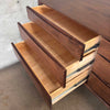Dwell Mid Century Style Walnut Six Drawer Dresser
