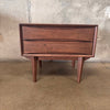Dwell Mid Century Style Walnut Side Table