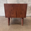 Dwell Mid Century Style Walnut Side Table
