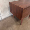 Dwell Mid Century Style Walnut Side Table