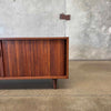 Mid Century Low Tambour Door Record Cabinet