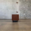 Mid Century Low Tambour Door Record Cabinet