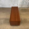 Mid Century Low Tambour Door Record Cabinet