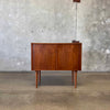 Danish Tambour Door Cabinet Circa 1965