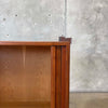 Danish Tambour Door Cabinet Circa 1965