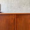 Danish Tambour Door Cabinet Circa 1965
