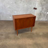 Danish Tambour Door Cabinet Circa 1965