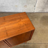 Danish Tambour Door Cabinet Circa 1965