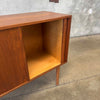 Danish Tambour Door Cabinet Circa 1965