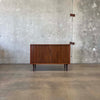 Mid Century Walnut Tambour Door Credenza 1965