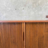 Mid Century Walnut Tambour Door Credenza 1965