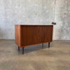 Mid Century Walnut Tambour Door Credenza 1965