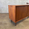 Mid Century Walnut Tambour Door Credenza 1965