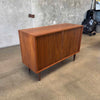 Mid Century Walnut Tambour Door Credenza 1965
